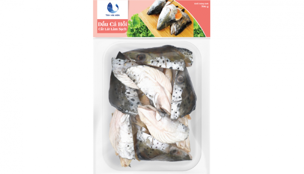 Sliced Salmon Head 500g